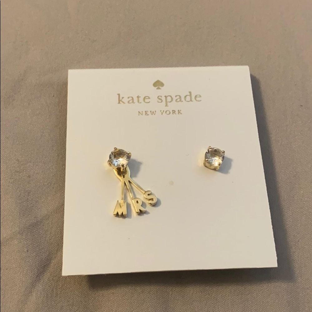 NWT Kate Spade MRS Earrings
